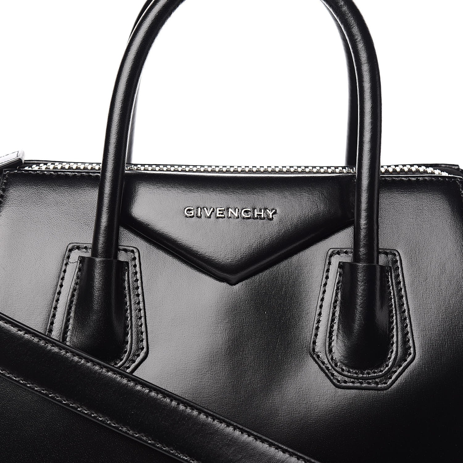 Givenchy Shiny Lord Calfskin Small Antigona Black 10 of 10