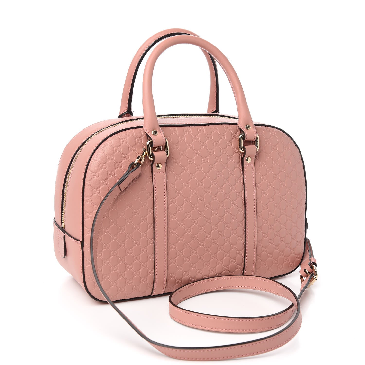 Gucci Soft Microguccissima Medium Crossbody Bag Soft Pink 2 of 9