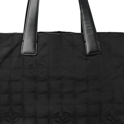 Chanel Nylon Large Travel Tote Black 8 of 10