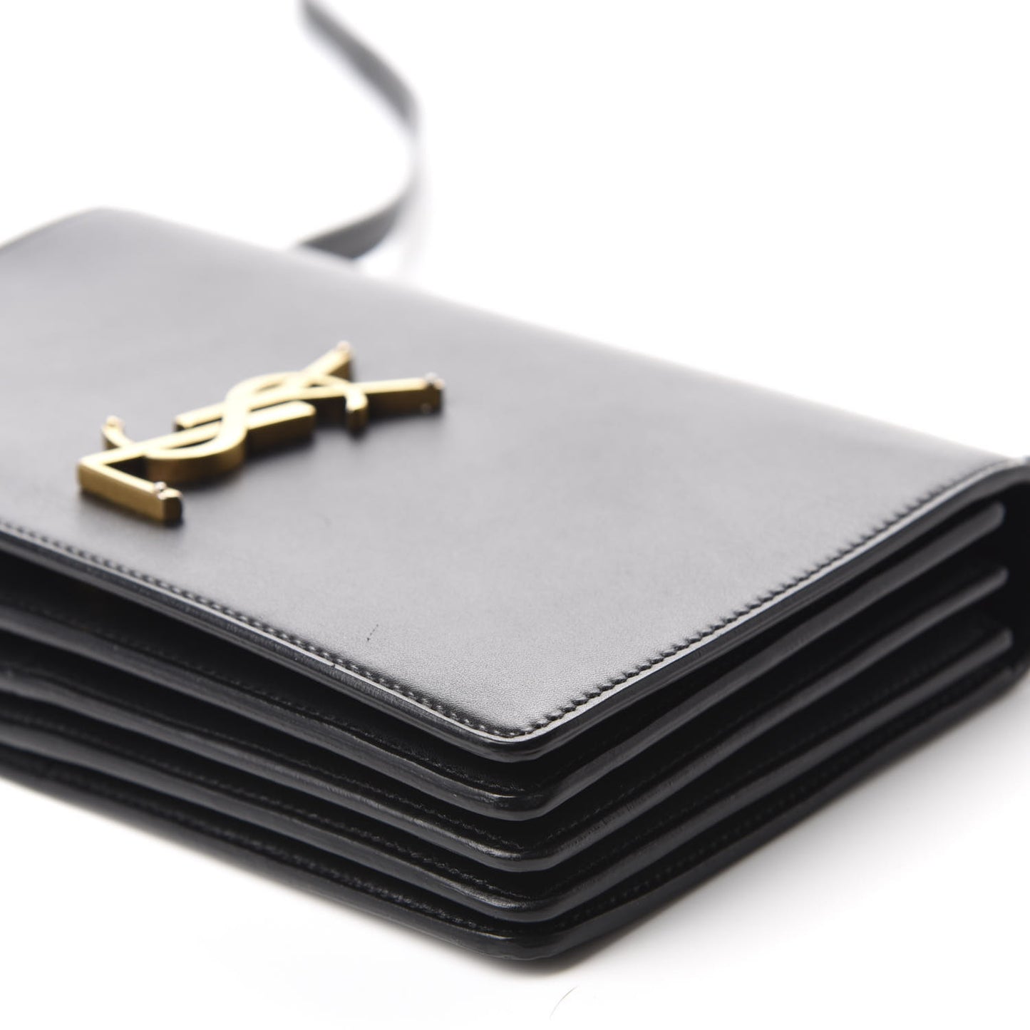Calfskin Monogram Small Dylan Shoulder Bag Black