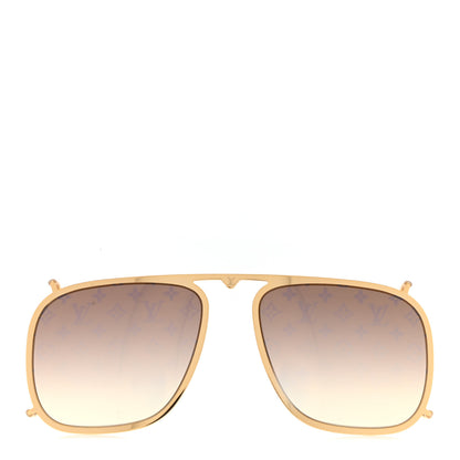 Louis Vuitton Monogram Satellite Clip-On Lenses Gold 1 of 5