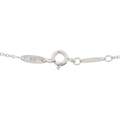 Tiffany Sterling Silver Turquoise Heart Pendant Necklace 3 of 3