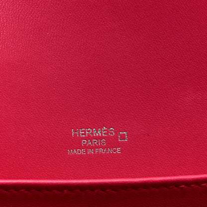 Hermes Shiny Alligator Mini Sac Roulis Rose Mexico 6 of 11