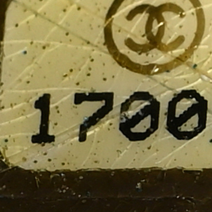 Caviar Quilted Clutch With Chain Flap Brown