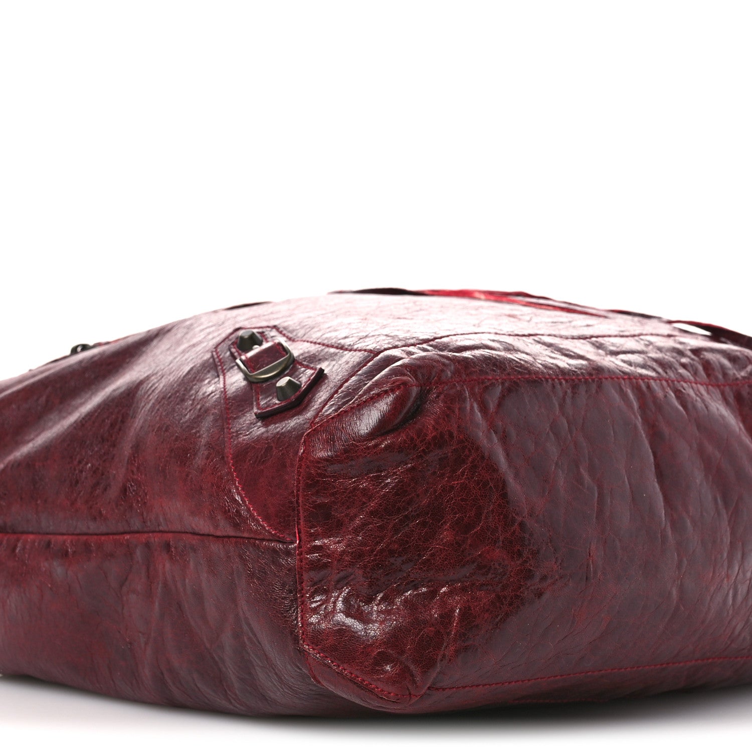 Balenciaga Agneau Classic Hardware Day Hobo Rouge Grenat 9 of 15