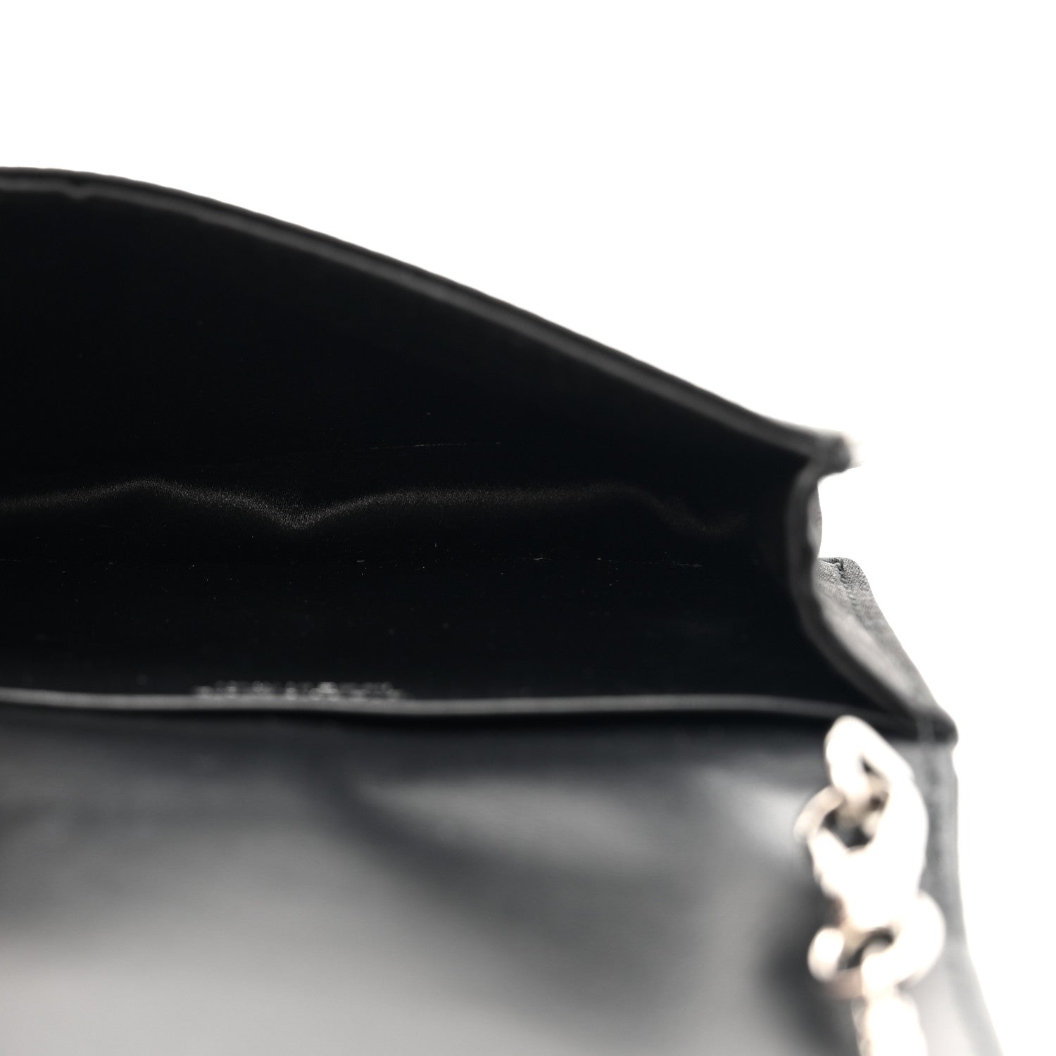 Prada Satin Crystal Metal Triangle Logo Card Holder With Strap Cristal 5 of 10