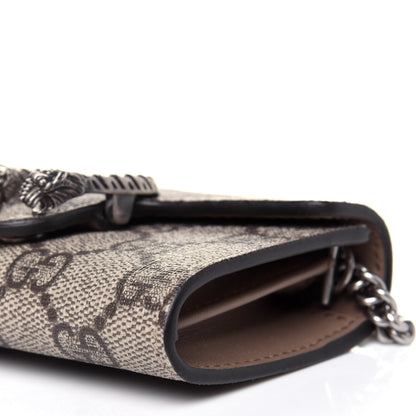 Gucci GG Supreme Monogram Dionysus Coin Purse Taupe 8 of 9