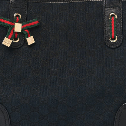Gucci Monogram Medium Princy Tote Black 8 of 10