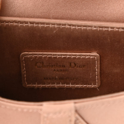 Christian Dior Satin Crystal Mini Saddle Bag Powder Beige 6 of 11