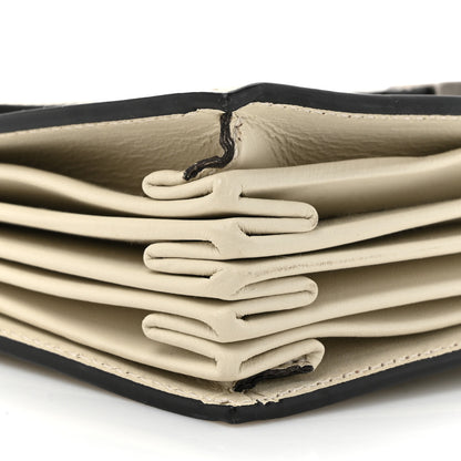 Gucci Calfskin Pouch Ivory Black 9 of 10