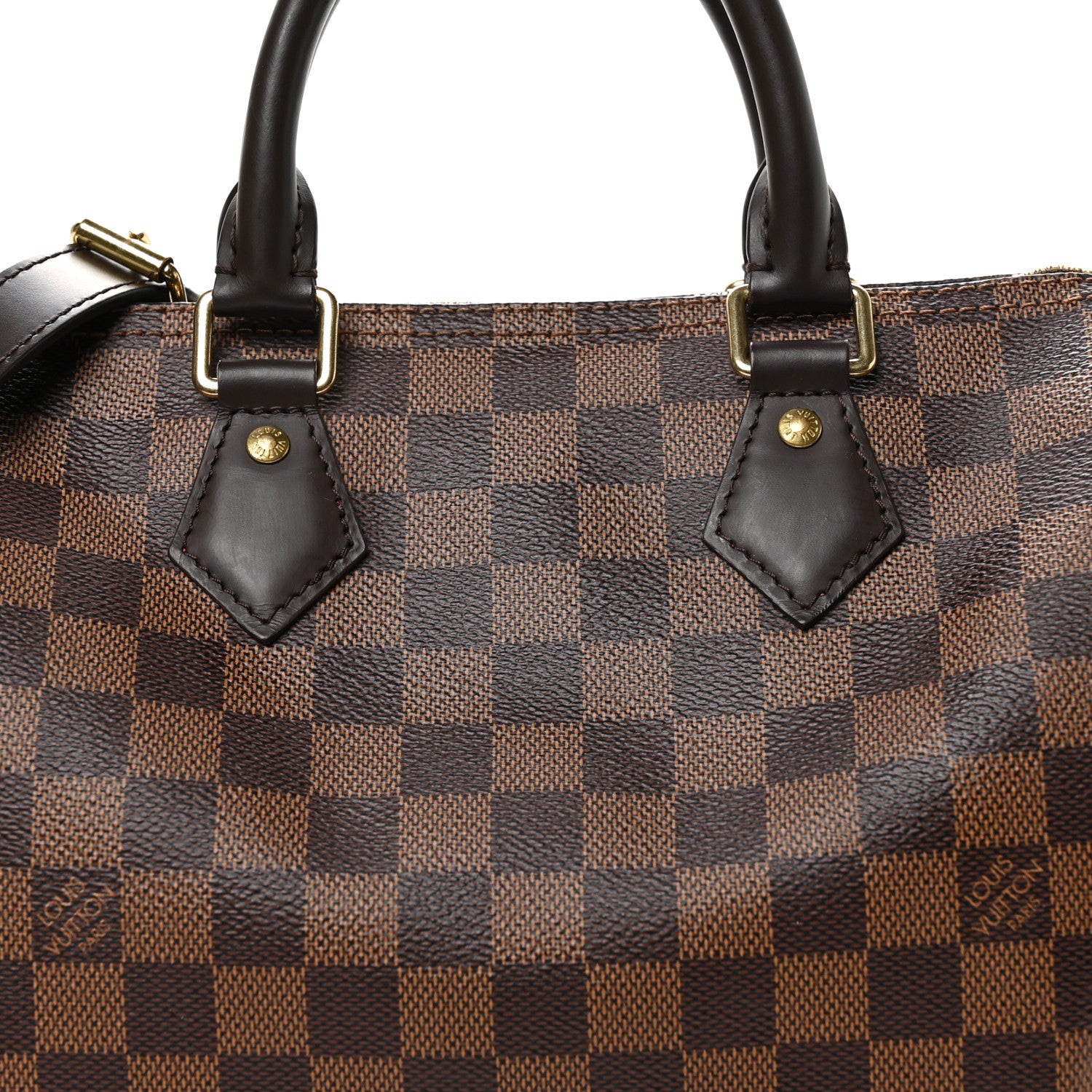 Louis Vuitton Damier Ebene Speedy Bandouliere 25 8 of 10
