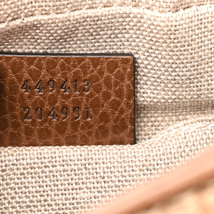 Gucci Monogram Mini Bree Messenger Bag Beige Tabacco 7 of 10