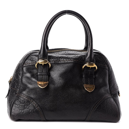 Gucci Guccissima Signoria Large Dome Bag Black 1 of 9