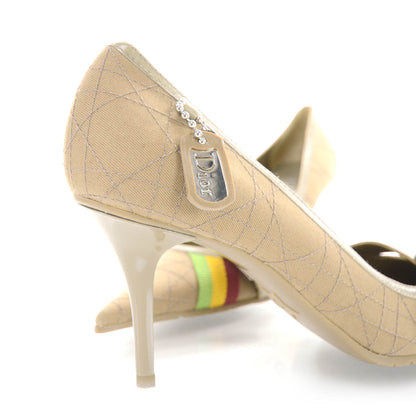 Christian Dior Cannage Rasta Heels 39.5 4 of 8
