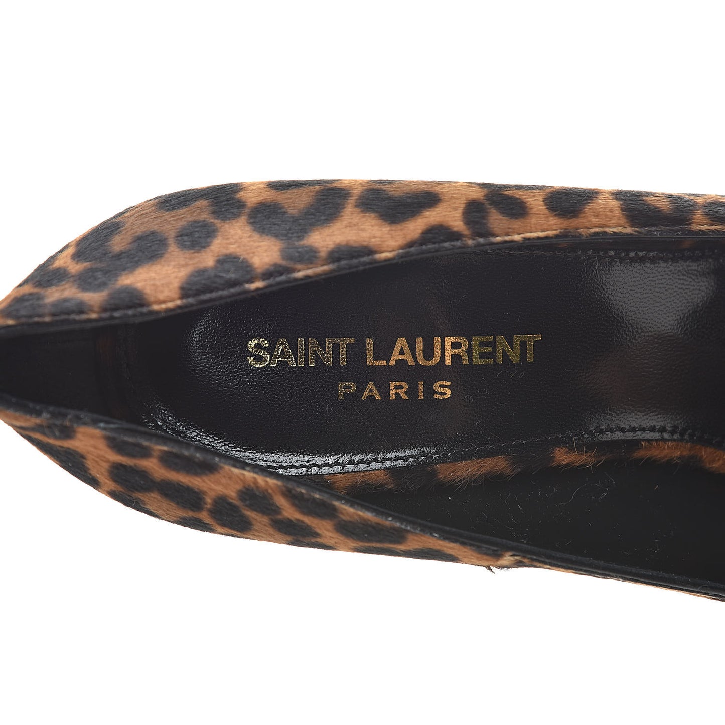 Calf Hair Leopard Print Opyum 110 Pumps 37.5 Brown