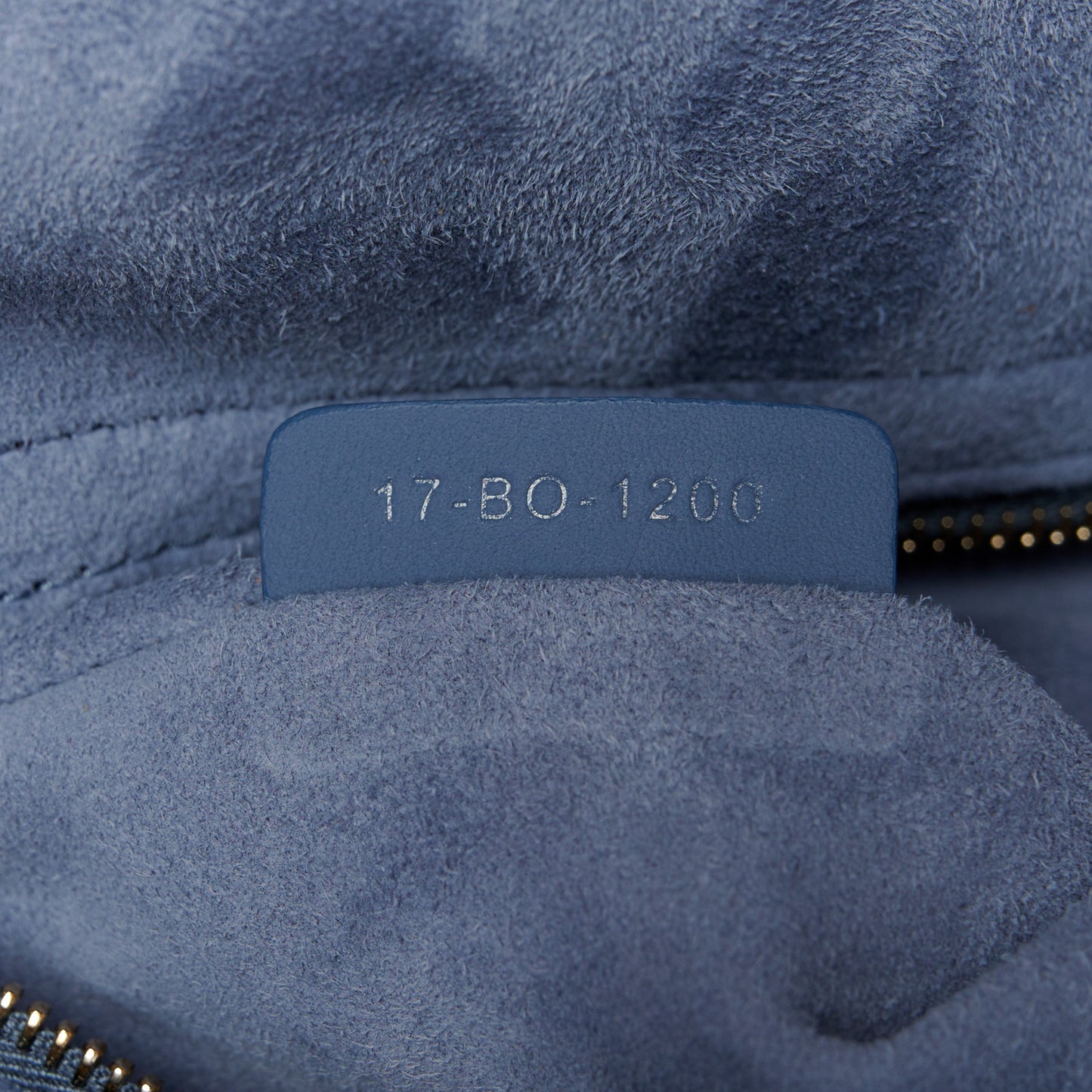 Ultra Matte Calfskin Cannage Large Lady Dior Blue