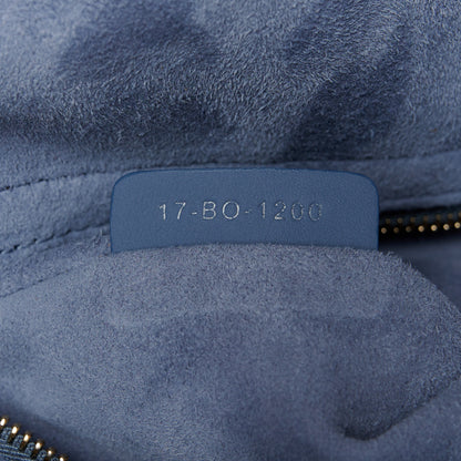 Christian Dior Ultra Matte Calfskin Cannage Large Lady Dior Blue 7 of 10