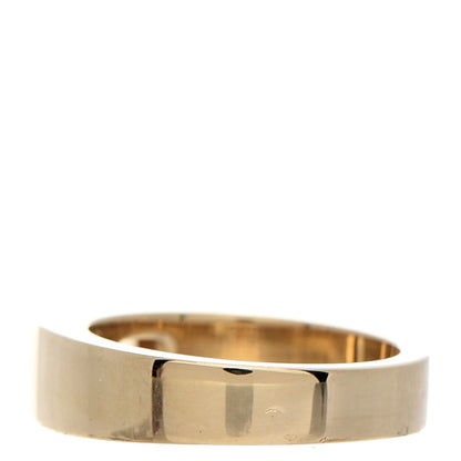 Cartier 18K Yellow Gold Citrine Tank Ring 50 5.25 3 of 6