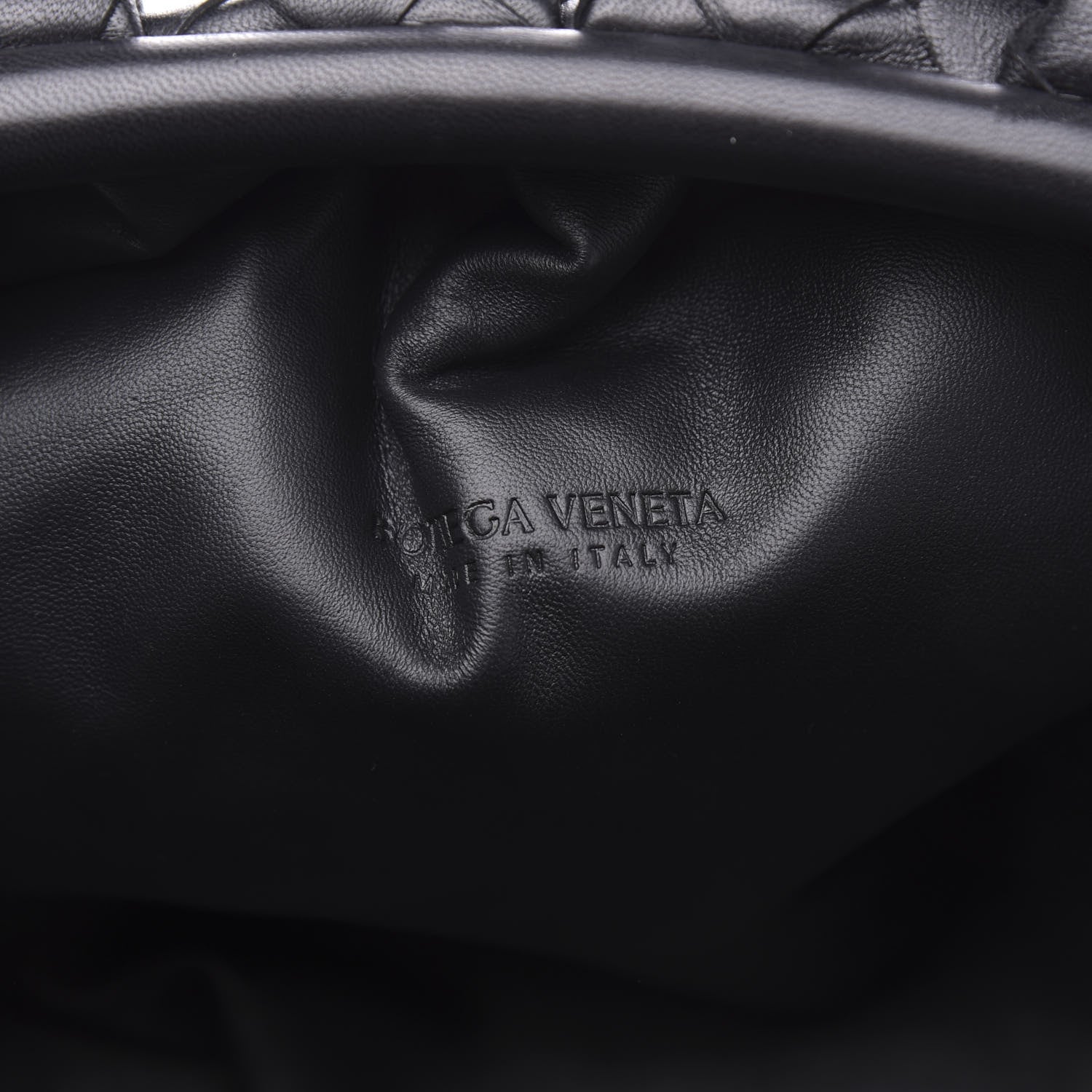 Bottega Veneta Nappa Maxi Intreccio The Pouch Oversized Clutch Black 6 of 10