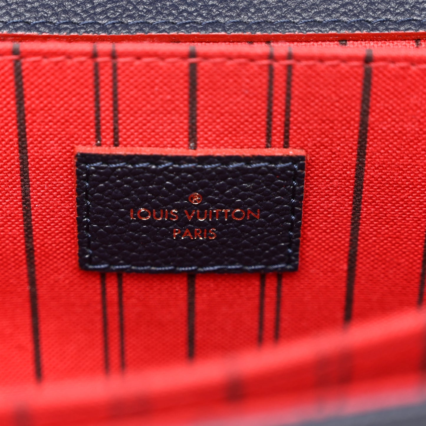 Empreinte Pochette Metis Marine Rouge