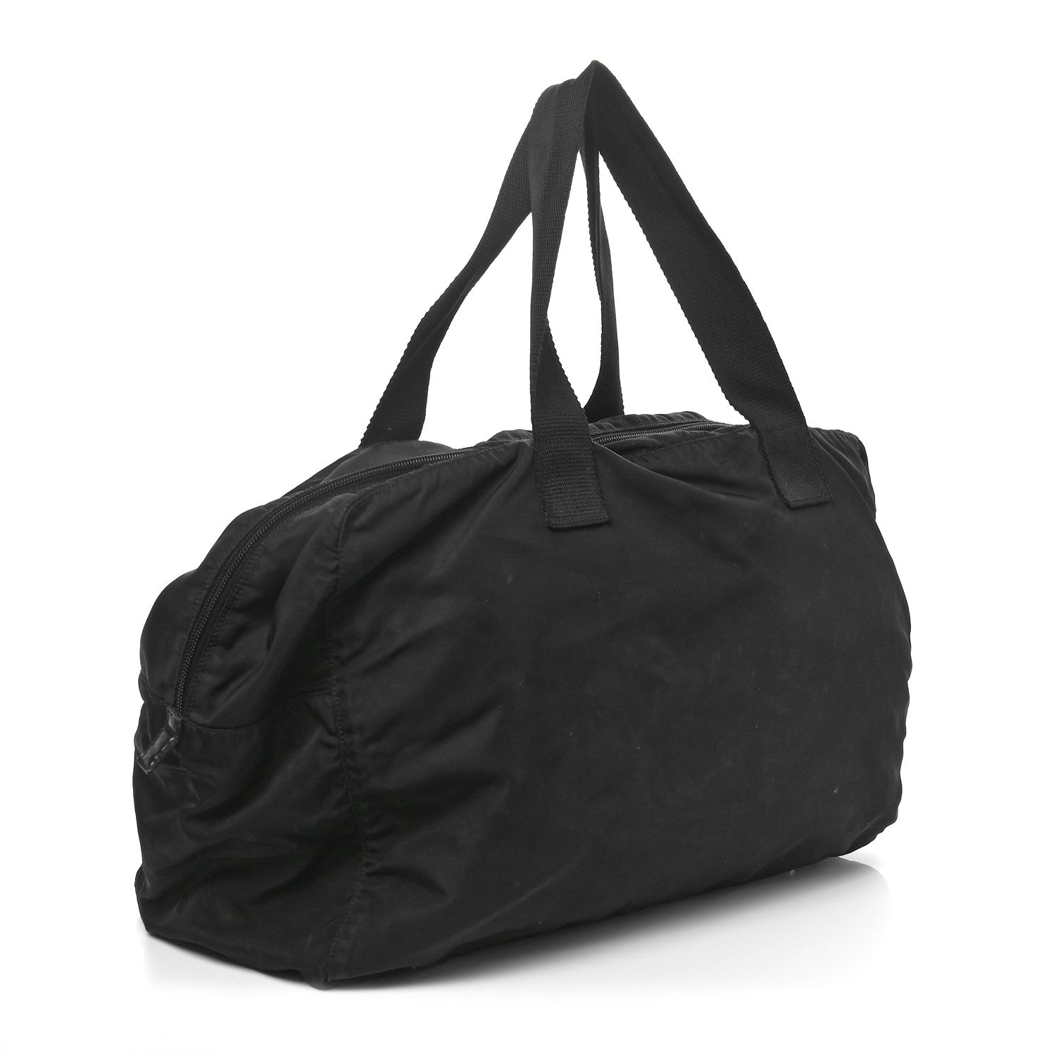 Prada Tessuto Nylon Duffle Bag Black 2 of 9
