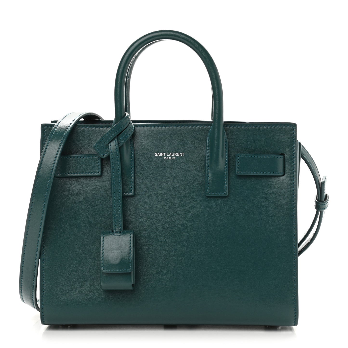 Calfskin Nano Sac De Jour Sea Turquoise