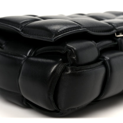Bottega Veneta Nappa Maxi Intreccio Padded Cassette Crossbody Bag Black 12 of 14