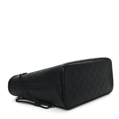 Louis Vuitton Empreinte Monogram Giant Neverfull MM Black 4 of 10