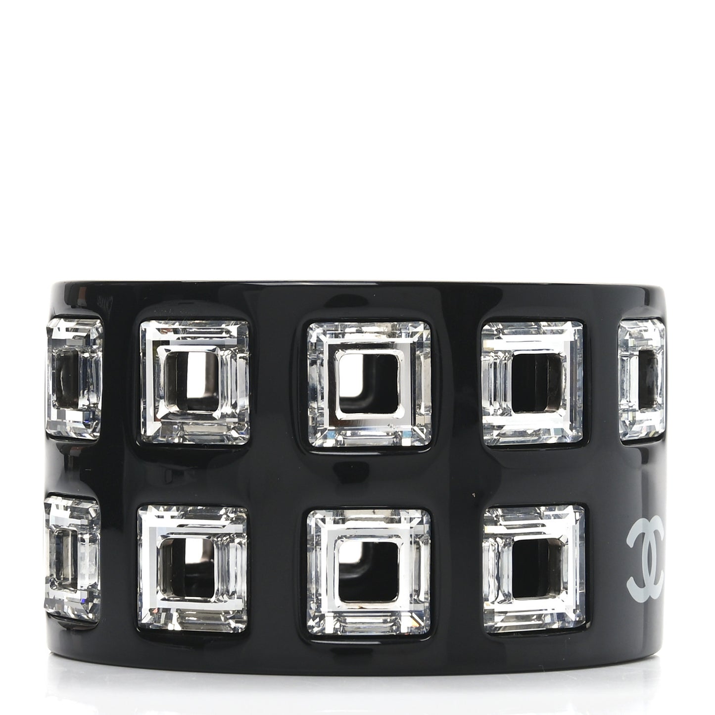 Resin Crystal CC Cuff Black