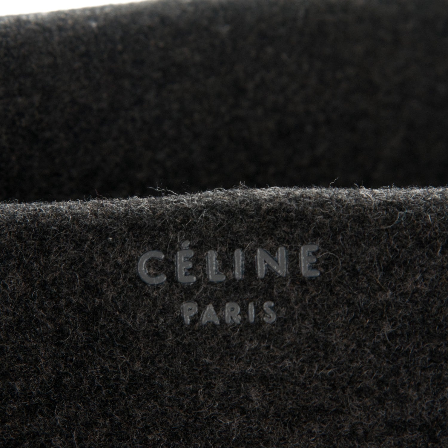 Celine Felt Medium Phantom Luggage Grey 6 of 7