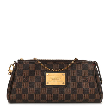 Louis Vuitton Damier Ebene Eva Clutch 1 of 10
