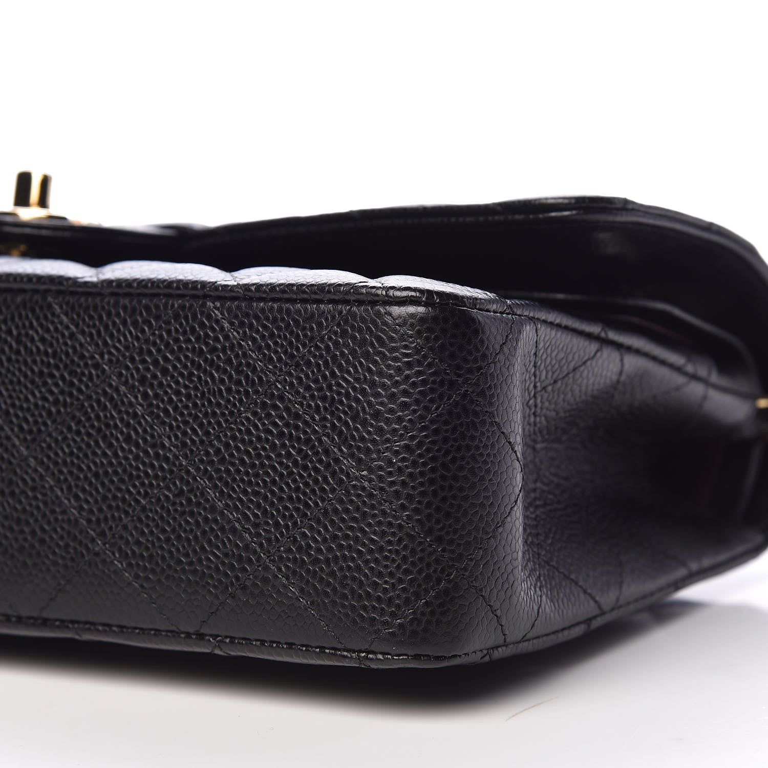 Chanel Caviar Quilted Medium Double Flap Black 7 of 10