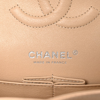 Chanel Caviar Quilted Medium Double Flap Beige 6 of 11