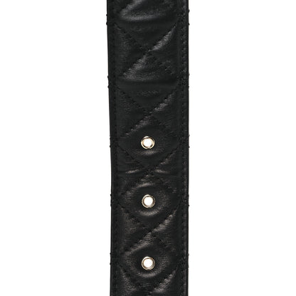 Chanel Calfskin Quilted CC Chain Belt 90 36 Black 4 of 6