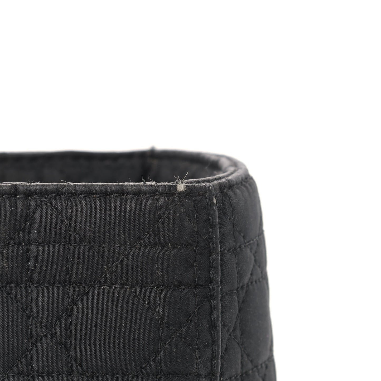 Nylon Cannage Large Lady Dior Black