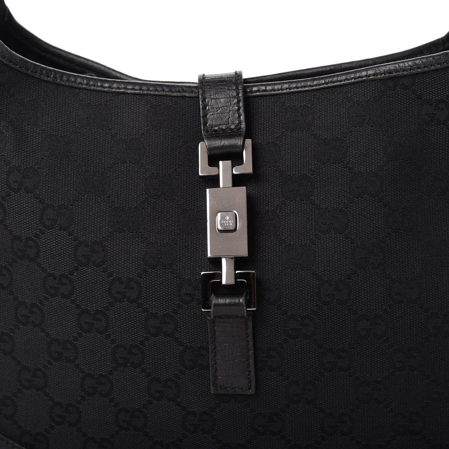 Monogram Small Jackie O Hobo Black
