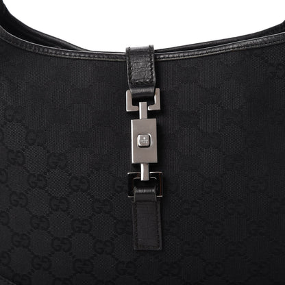 Gucci Monogram Small Jackie O Hobo Black 10 of 10