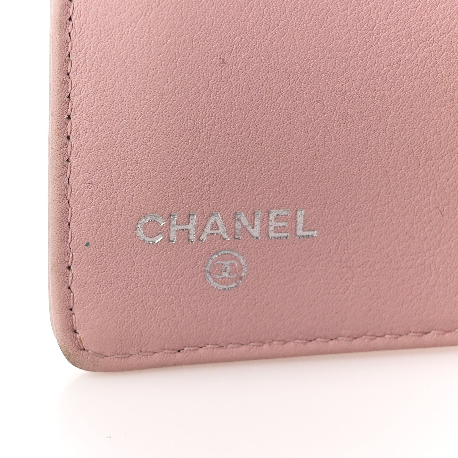 Chanel Caviar Timeless CC Yen Wallet Pink 6 of 8