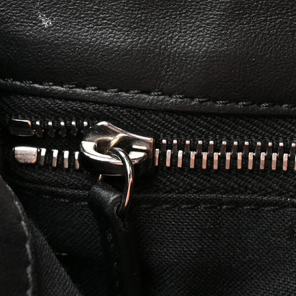 Fendi Recycled Nylon Vitello Grace Light Pequin Baguette Belt Pouch Black 12 of 12
