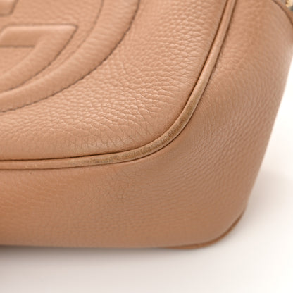Gucci Pebbled Calfskin Small Soho Disco Bag Camelia 17 of 19