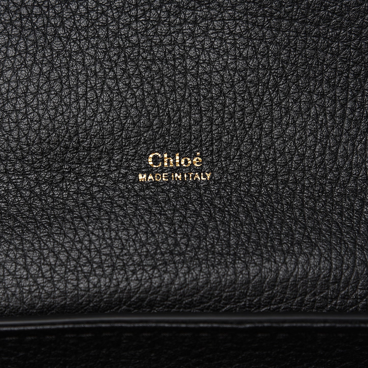 Grained Calfskin Medium Aby Day Shoulder Bag Black