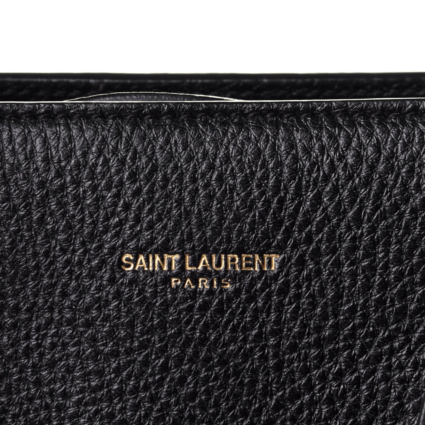 Grained Calfskin Small Sac De Jour Black