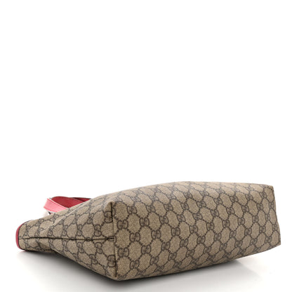 Gucci GG Supreme Monogram Small Joy Tote Red 4 of 12