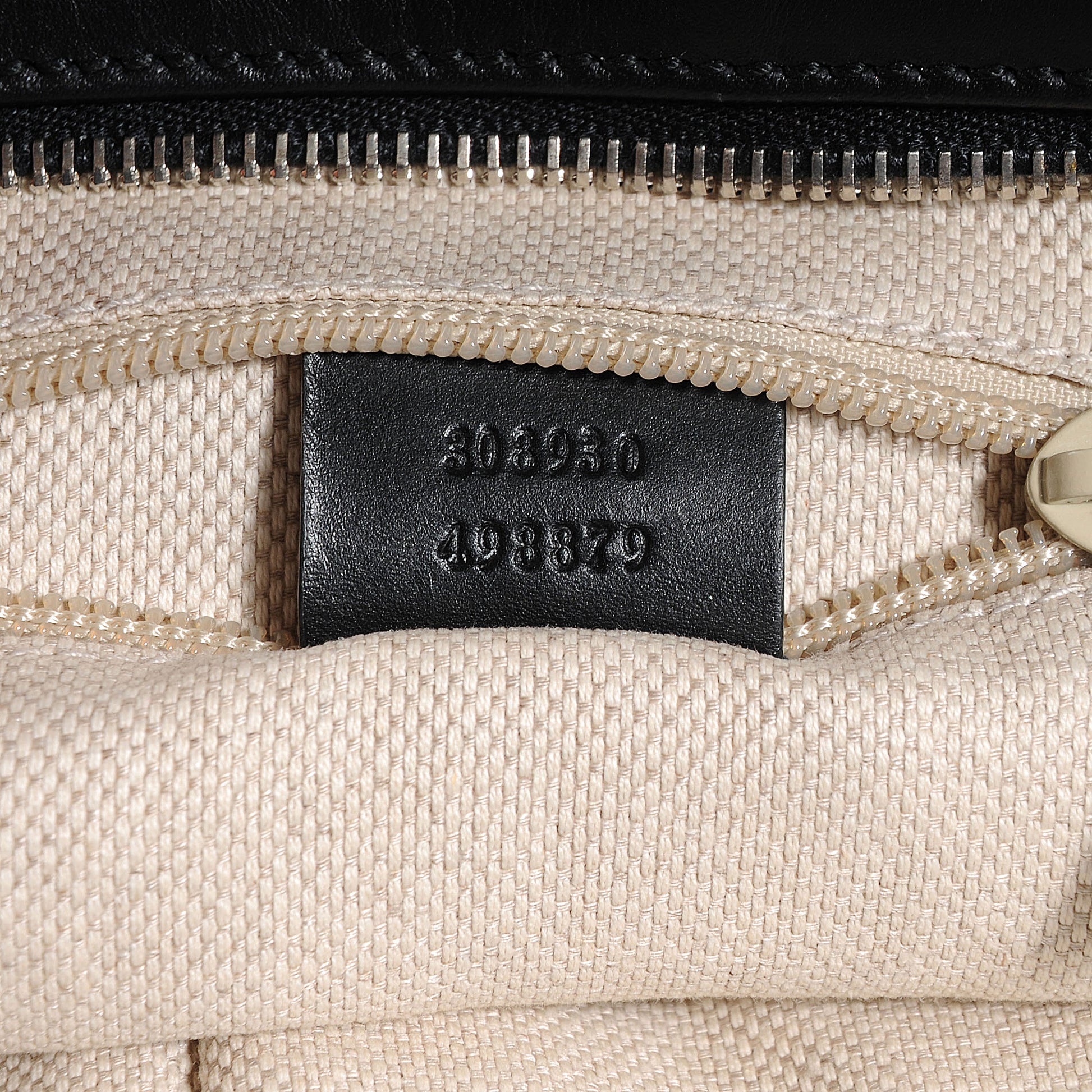 Gucci Monogram Canvas Messenger Bag Black 7 of 7
