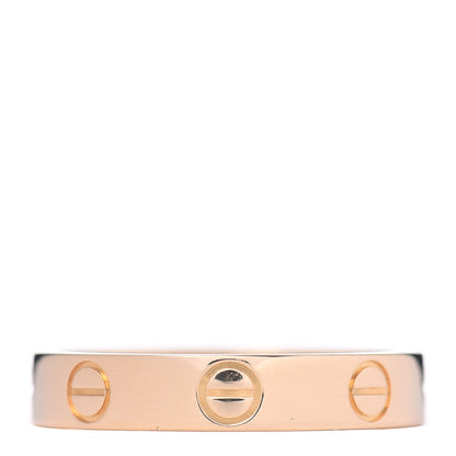 Cartier 18K Yellow Gold 3.5mm LOVE Wedding Band Ring 52 6 3 of 4