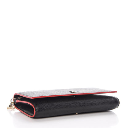 Christian Louboutin Calfskin Boudoir Chain Wallet Black 4 of 8