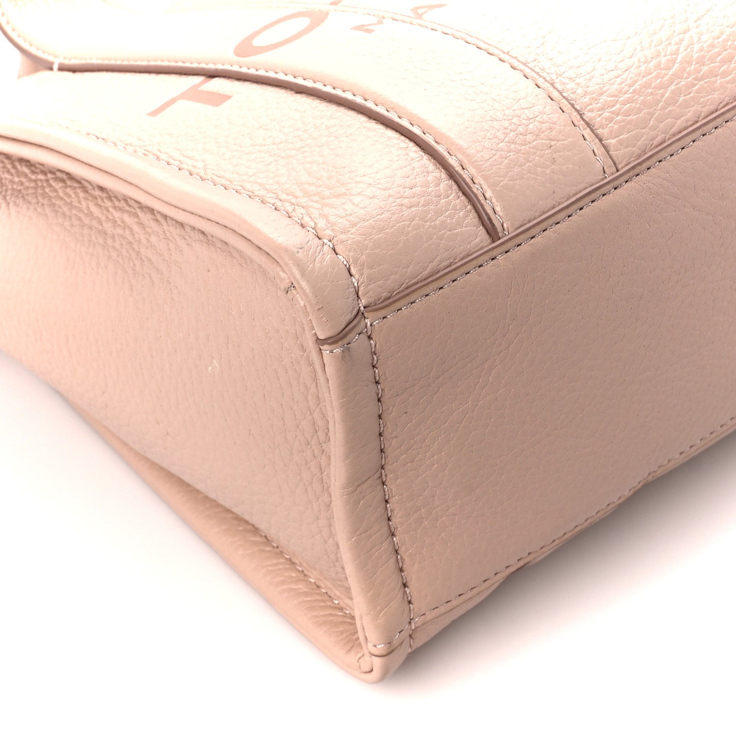 Grained Calfskin Small The Tote Bag Rose Dust