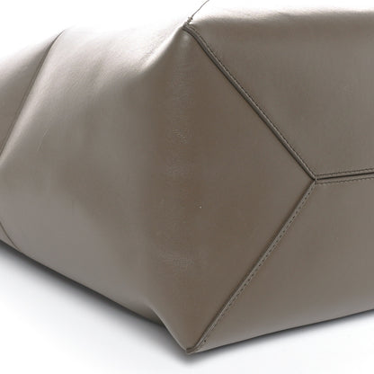 Loewe Shiny Calfskin Medium Puzzle Fold Tote Umber 8 of 9