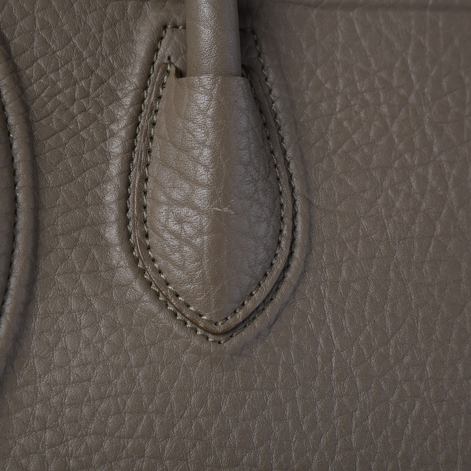 Celine Bullhide Medium Phantom Luggage Taupe 8 of 9