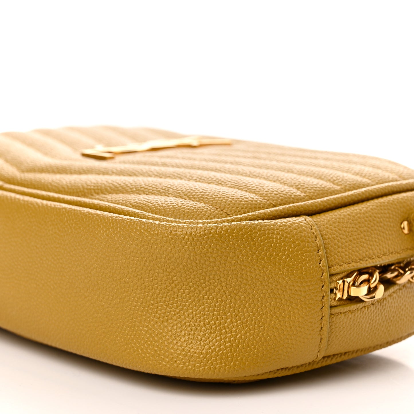 Grain De Poudre Matelasse Monogram Mini Lou Camera Bag Light Chartreuse